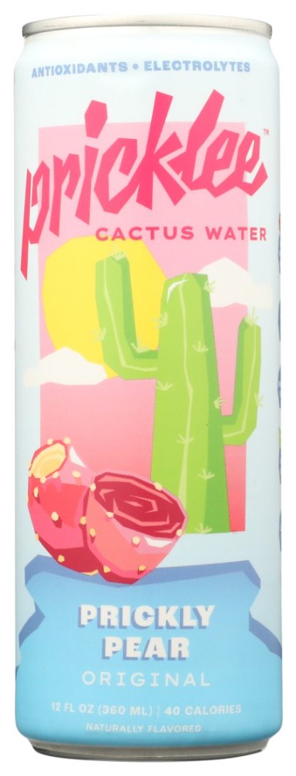 PRICKLEE: Prickly Pear Original Cactus Water, 12 FL OZ