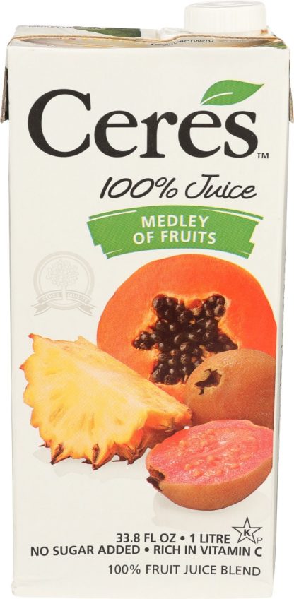 CERES: Fruit Medley Juice, 33.8 FL OZ