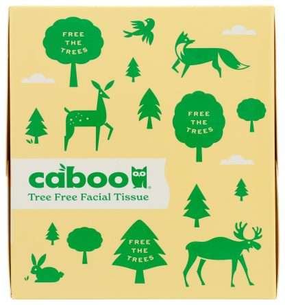 Caboo: Tree Free Facial Tissue Cube 60 Sheets, 1 ea
