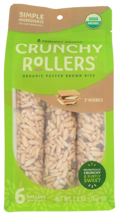 CHEF BOBO: Crunchy Rice Rollers Smores, 2.6 oz