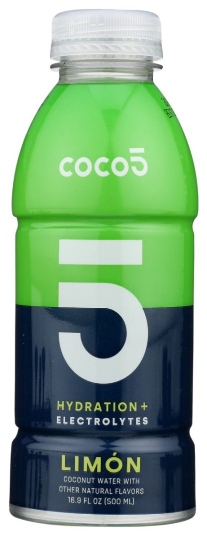 COCO5: Limon Coconut Water, 16.9 FL OZ
