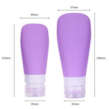 1Pc Reizen Cosmetica Flessen Silicagel Mini Lege Container Huidverzorging Douchegel Shampoo Potten Gereedschap Draagbare Extrusie Bottelen