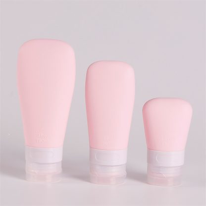 1Pc Reizen Cosmetica Flessen Silicagel Mini Lege Container Huidverzorging Douchegel Shampoo Potten Gereedschap Draagbare Extrusie Bottelen