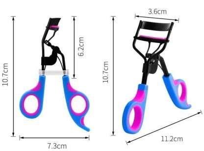2 Color Curled Eyelash Curler Ladies Portable Beauty Tool Holder