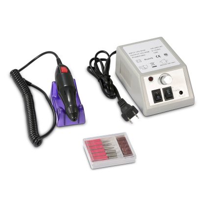 Professional Acrylic Nail Drill Machine 20000RPM Electric Handpiece w/6 Bits Cuticle Grinder