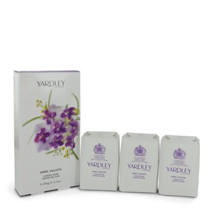 April Violets by Yardley London 3 x 3.5 oz Soap 3.5 oz