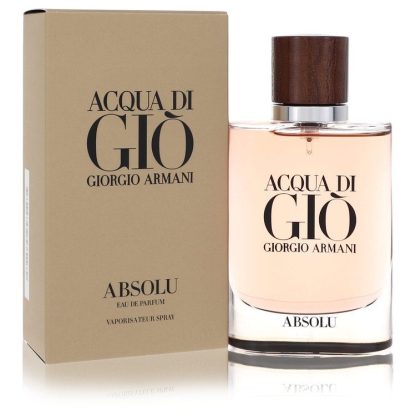 Acqua Di Gio Absolu by Giorgio Armani Eau De Parfum Spray 2.5 oz