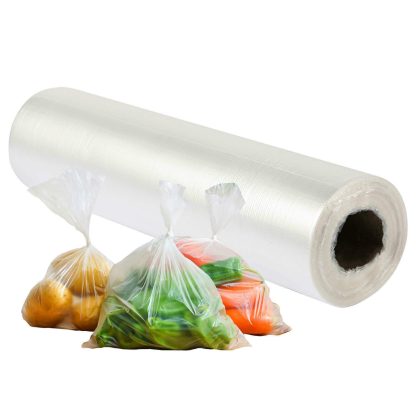 Plastic Bread Grocery Clear Produce Bag on Roll Fruit Food Storage 400 bags/Roll