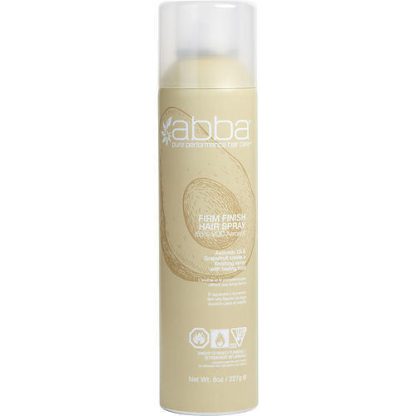 ABBA by ABBA Pure & Natural Hair Care FIRM FINISH HAIR SPRAY AEROSOL (NEW PACKAGING)
