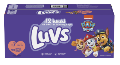 Luvs Diapers Size 7, 108 Count