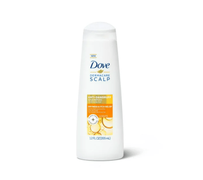 Dove Anti Dandruff Shampoo; DermaCare Dry Scalp Treatment with Pyrithione Zinc for Dry Scalp;