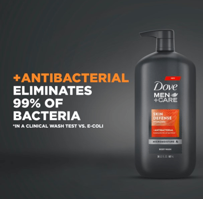 Dove Men+Care Skin Defense Liquid Body Wash; 30 oz