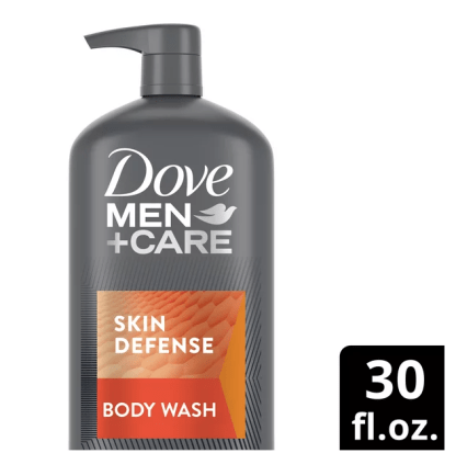 Dove Men+Care Skin Defense Liquid Body Wash; 30 oz