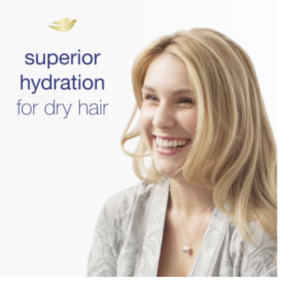 Dove Moisturizing Shampoo; Nourishing Secrets Coconut & Hydration with Pump for All Hair Types; 31 oz