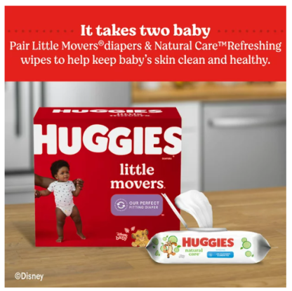 Huggies Natural Care Refreshing Baby Wipes; Cucumber Scent; 288 Count