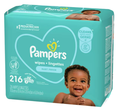 Pampers Baby Wipes Baby Fresh; 216 Count