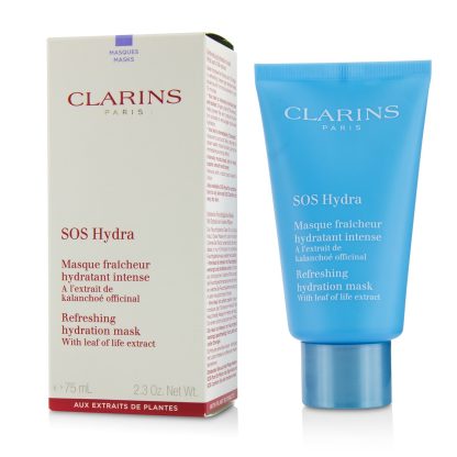 CLARINS - SOS Hydra Refreshing Hydration Mask with Leaf Of Life Extract - For Dehydrated Skin 80030996 75ml/2.3oz