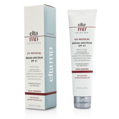 ELTAMD - UV Physical Water-Resistant Facial Sunscreen SPF 41 (Tinted) - For Extra-Sensitive & Post-Procedure Skin 2578 85g/3oz
