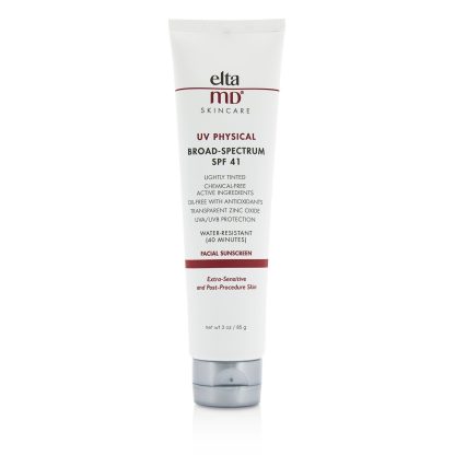ELTAMD - UV Physical Water-Resistant Facial Sunscreen SPF 41 (Tinted) - For Extra-Sensitive & Post-Procedure Skin 2578 85g/3oz