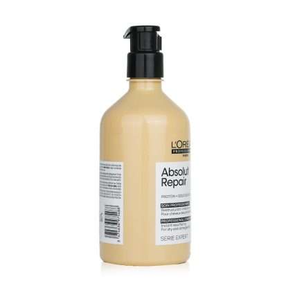 L'OREAL - Professionnel Serie Expert - Absolut Repair Protein + Gold Quinoa Instant Resurfacing Conditioner(For Dry & Damaged Hair) 500ml/16.9oz