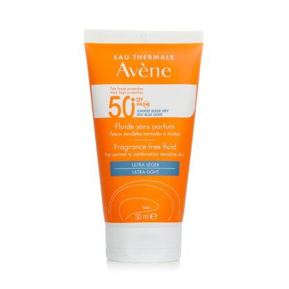 AVENE - Very High Protection Fragrance-Free Fluid SPF50+ - For Normal to Combination Sensitive Skin 149128 50ml/1.7oz