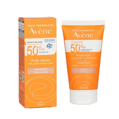 AVENE - Very High Protection Tinted Fluid SPF50+ - For Normal to Combination Sensitive Skin 149111 50ml/1.7oz