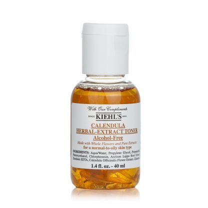 KIEHL'S - Calendula Herbal Extract Alcohol-Free Toner - For Normal to Oily Skin Types 713768 40ml/1.4oz
