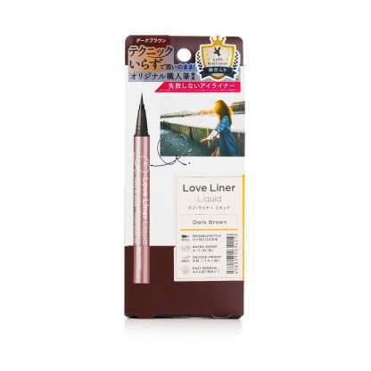 LOVE LINER - Liquid Eyeliner - # Dark Brown 034219 0.55ml/0.02oz