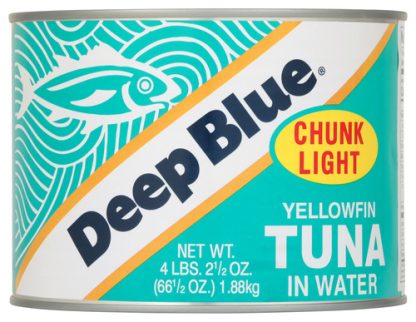 DEEP BLUE: Yellowfin Tuna Chunk Light, 66.5 oz
