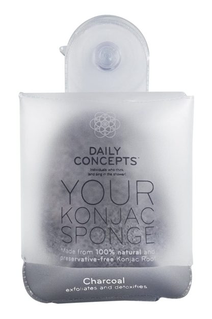 DAILY CONCEPTS: Daily Konjac Sponge Charcoal, 0.7 oz