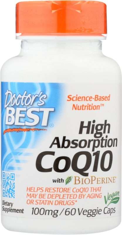 DOCTORS BEST: CoQ10 100mg Hi Absorption, 60 vc
