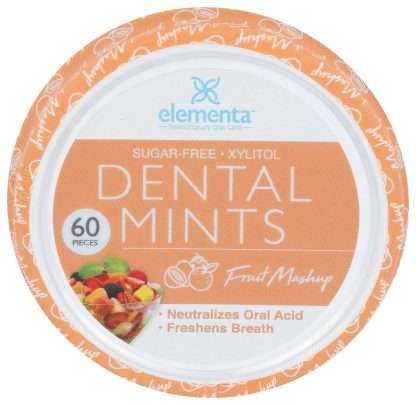 ELEMENTA SILVER: Dental Mints Fruit Mashup, 60 pc