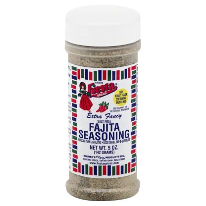 FIESTA: Salt Free Fajita Seasoning, 5 oz