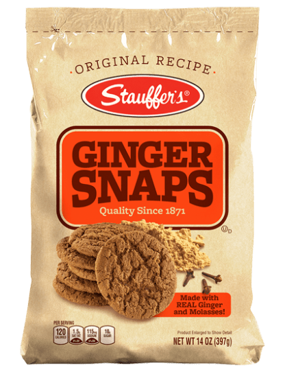STAUFFER: Cookie Ginger Snap Original, 14 oz