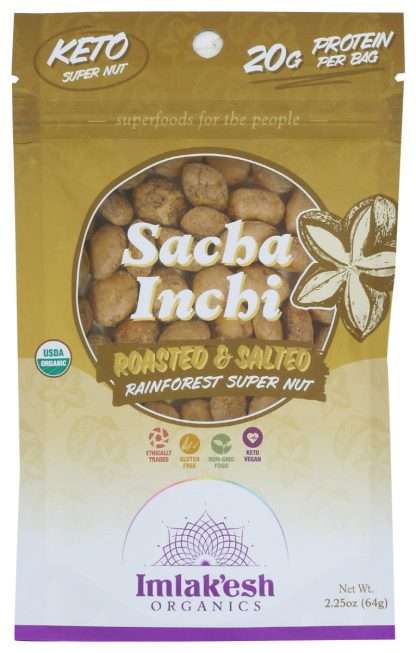 IMLAKESH ORGANICS: Organic Sacha Inchi Nuts, 2.25 oz