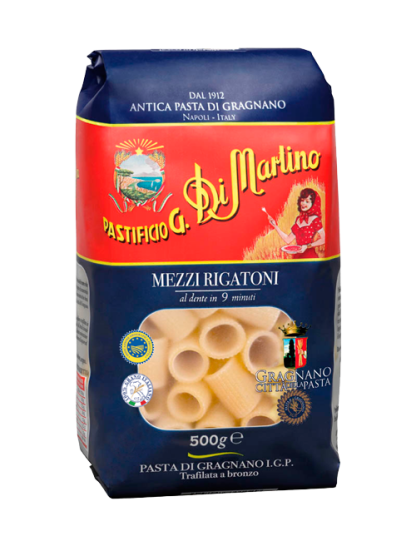 DI MARTINO: Pasta Mezzi Rigatoni, 1 lb
