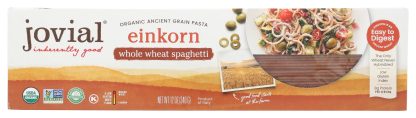 JOVIAL: Organic Einkorn Whole Wheat Spaghetti, 12 oz