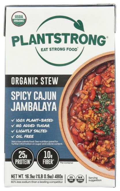 PLANTSTRONG: Spicy Cajun Jambalaya, 16.9 FL OZ