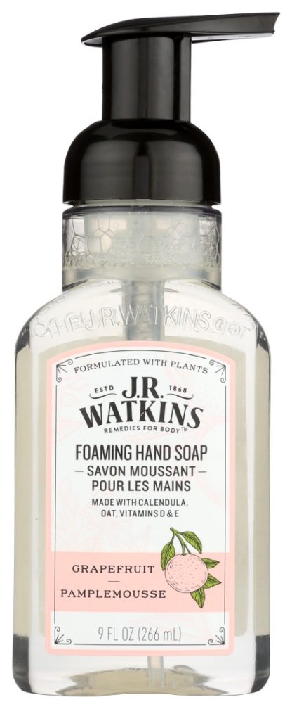 JR WATKINS: Grapefruit Foaming Hand Soap, 9 FL OZ