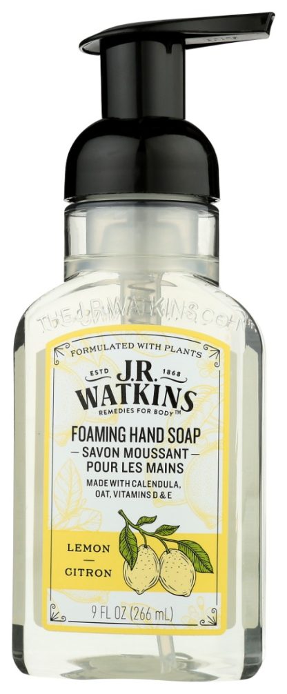 JR WATKINS: Lemon Foaming Hand Soap, 9 FL OZ