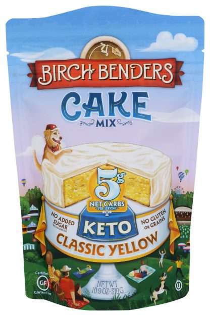 BIRCH BENDERS: Keto Classic Yellow Cake, 10.9 oz