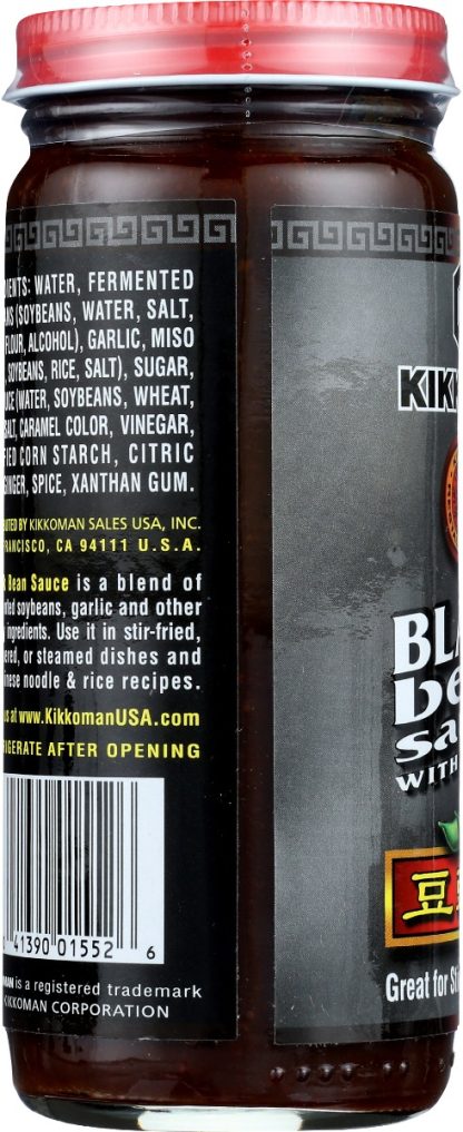 KIKKOMAN: Black Bean Sauce With Garlic, 8.7 oz