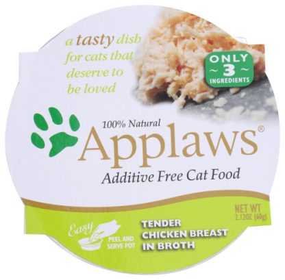 APPLAWS: Cat Food Tender Chicken Breast With Rice, 2.12 oz