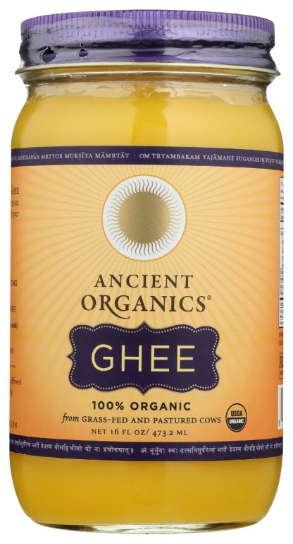 ANCIENT ORGANICS: Ghee Butter Organic, 16 FL OZ