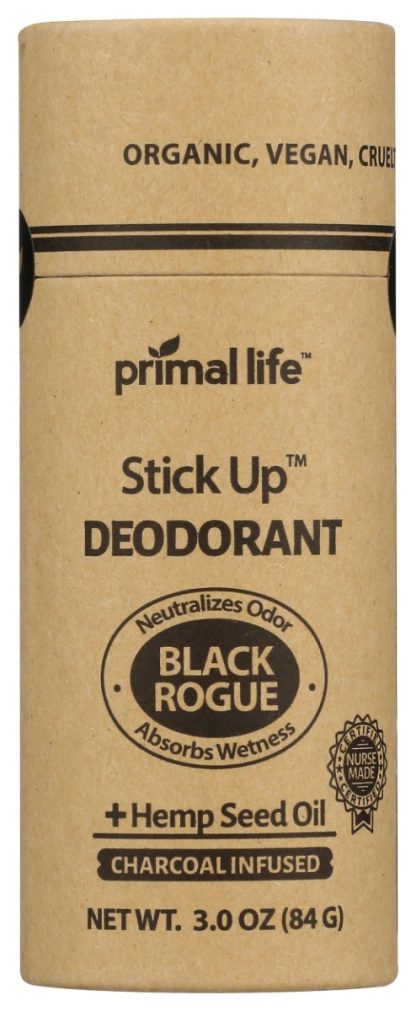PRIMAL LIFE ORGANICS: Deodorant Stick Black Rogue, 3 OZ