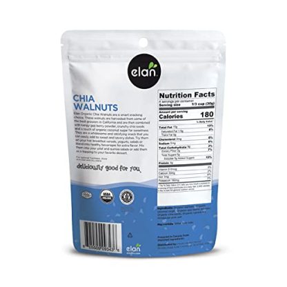 ELAN: Organic Chia Walnuts, 4.5 oz