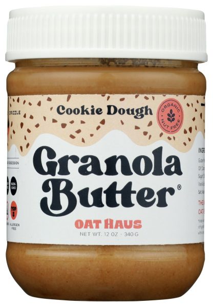 OAT HAUS: Cookie Dough Granola Butter, 12 OZ