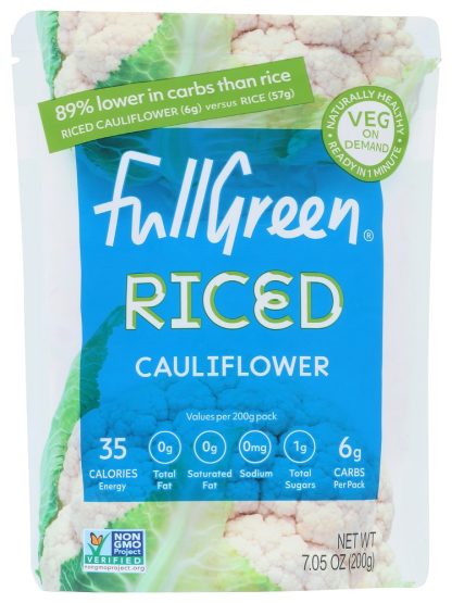 FULLGREEN: Riced Cauliflower, 7.05 oz