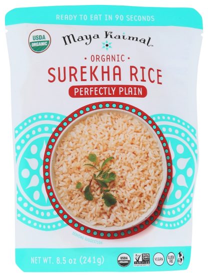 MAYA KAIMAL: Organic Surekha Rice Perfectly Plain, 8.50 oz