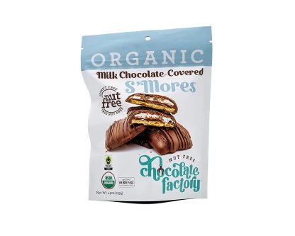 NUT FREE CHOCALATE FACTOR: Smores Milk Chocolate Org, 4.9 OZ